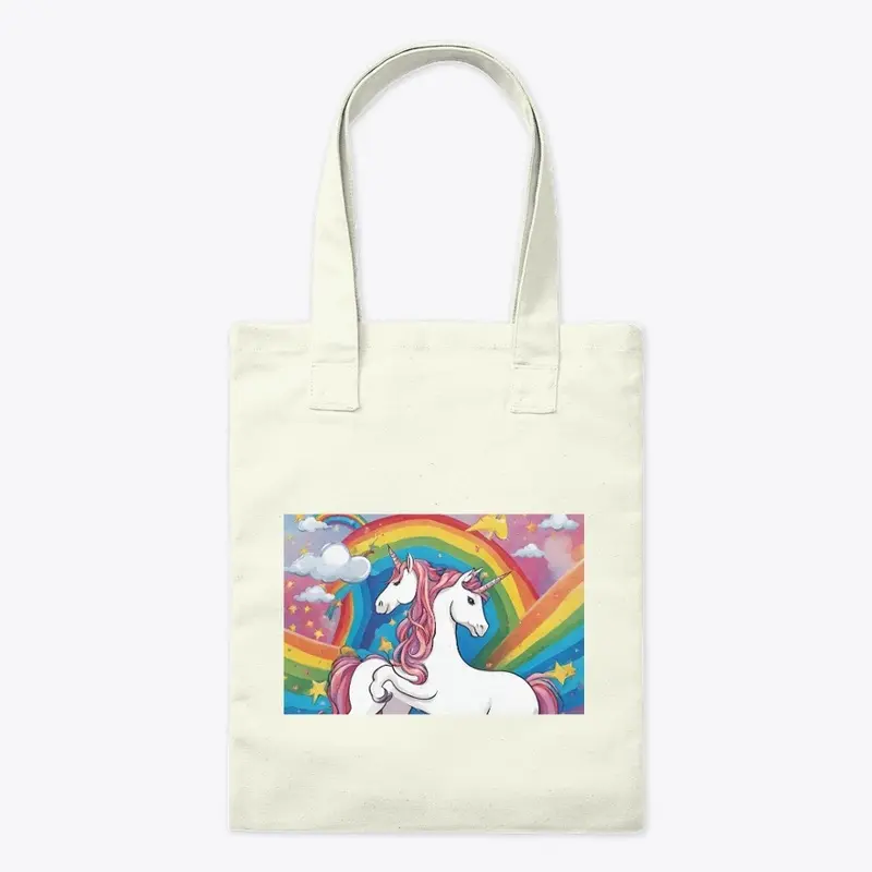 Unicorn Serenade Beneath the Rainbow